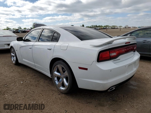 2012 Dodge Charger RT with VIN 2C3CDXCT2CH239697, listed as a Copart auction lot 54951124 with 144,692 mi miles and Salvage Title. Bid and sale history available at DreamBid. Image 2.