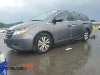 2014 Honda Odyssey EX z VIN 5FNRL5H44EB015371, wystawiony jako Copart lot #57597405 z przebiegiem Nie podano mil oraz Czysty tytuł • Clean title. Historia ofert i sprzedaży dostępna na DreamBid. Obrazek 1.