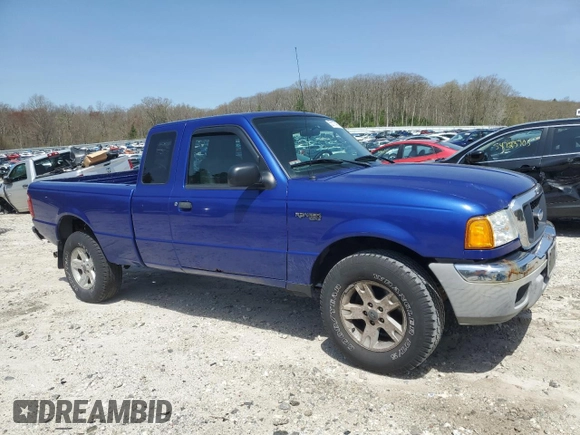 2005 Ford Ranger XL with VIN 1FTZR15E15PA98929, listed as a Copart auction lot 55117475 with 82,651 mi miles and Clean Title. Bid and sale history available at carsss.com. Image 4.