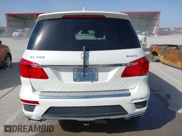 2014 Mercedes-Benz GL-Class GL 550 with VIN 4JGDF7DE6EA349028, listed as a IAAI auction lot 41729392 with 154,116 mi miles. Bid and sale history available at carsss.com. Image 16.