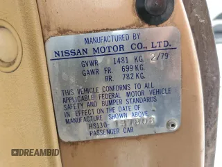 1979 Datsun 280ZX z VIN HS130137808, wystawiony jako Copart lot #43799165 z przebiegiem 28 995 mil mil oraz Tytuł czysty. Historia ofert i sprzedaży dostępna na DreamBid. Obrazek 12.
