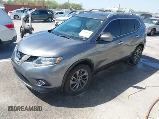 2016 Nissan Rogue SL with VIN 5N1AT2MV5GC817725, listed as a IAAI auction lot 42019550 with 180,711 mi miles and . Bid and sale history available at DreamBid. Image 2.