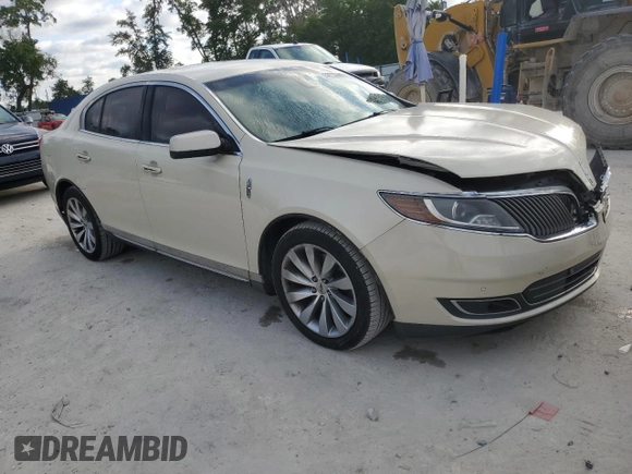 2014 Lincoln MKS with VIN 1LNHL9DKXEG612758, listed as a Copart auction lot 53230065 with 98,863 mi miles and Salvage Title. Bid and sale history available at carsss.com. Image 4.