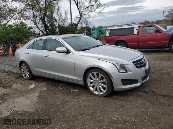 2014 Cadillac ATS Luxury AWD with VIN 1G6AH5SXXE0113677, listed as a Copart auction lot 50582865 with 86,787 mi miles and Salvage Title. Bid and sale history available at carsss.com. Image 4.