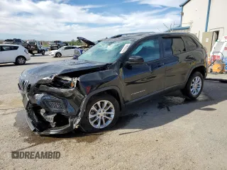 2020 Jeep Cherokee Latitude with VIN 1C4PJLCB0LD601299, listed as a Copart auction lot 49695505 with 98,579 mi miles and Salvage Title. Bid and sale history available at carsss.com. Image 1.