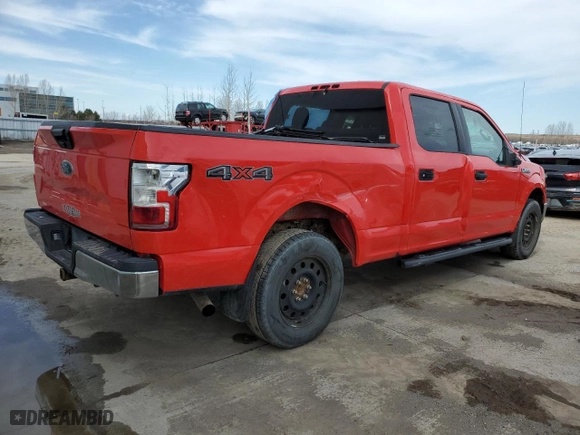 2018 Ford F-150 XL with VIN 1FTFW1E59JFC83659, listed as a Copart auction lot 50799175 with 193,514 mi miles and Salvage Title. Bid and sale history available at carsss.com. Image 3.