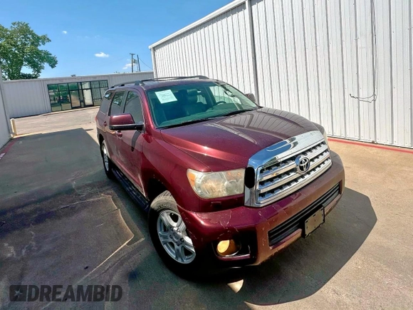2011 Toyota Sequoia SR5 with VIN 5TDBW5G14BS044067, listed as a Copart auction lot 54800695 with 288,935 mi miles and Clean Title. Bid and sale history available at carsss.com. Image 1.