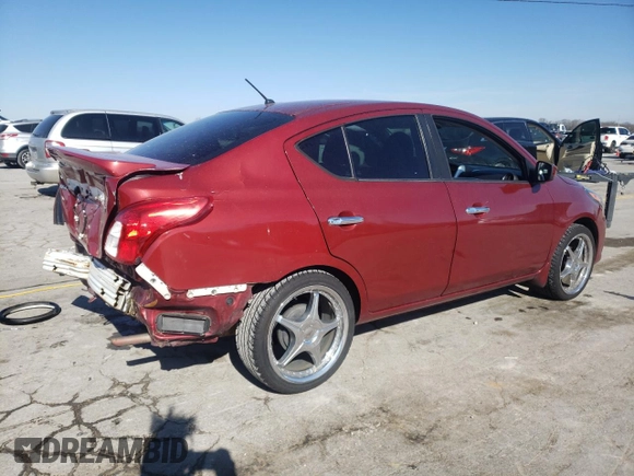 2016 Nissan Versa SV with VIN 3N1CN7AP4GL911533, listed as a Copart auction lot 50102825 with 126,072 mi miles and Salvage Title. Bid and sale history available at carsss.com. Image 3.