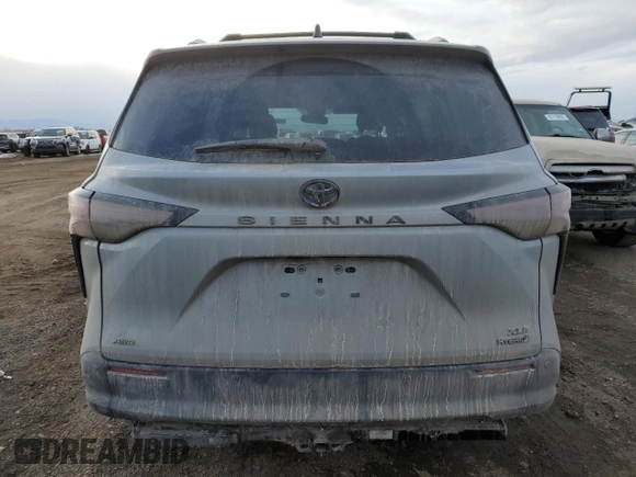 2023 Toyota Sienna XSE 25th Anniversary with VIN 5TDCSKFC2PS101424, listed as a Copart auction lot 42302165 with 53,074 mi miles and Salvage title. Bid and sale history available at DreamBid. Image 6.