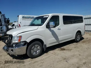 2019 Nissan NV 3500 HD SL with VIN 5BZAF0AA8KN852211, listed as a Copart auction lot 56052445 with 118,540 mi miles and Salvage title. Bid and sale history available at DreamBid. Image 1.