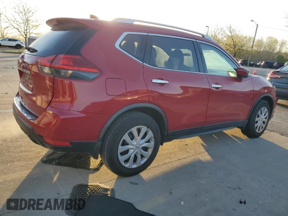 2017 Nissan Rogue SL with VIN JN8AT2MT1HW396416, listed as a Copart auction lot 53287455 with 142,360 mi miles and Salvage title. Bid and sale history available at DreamBid. Image 3.