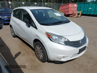 2015 Nissan Note SV z VIN 3N1CE2CP5FL362374, wystawiony jako IAAI lot #42449258 z przebiegiem 142 377 mil mil oraz . Historia ofert i sprzedaży dostępna na DreamBid. Obrazek 1.