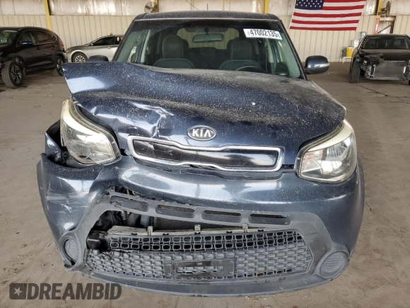 2014 Kia Soul + with VIN KNDJP3A59E7060496, listed as a Copart auction lot 47002135 with 179,123 mi miles and Salvage Title. Bid and sale history available at carsss.com. Image 5.