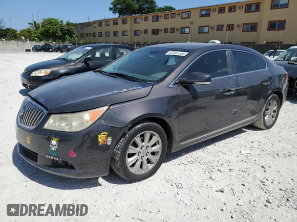 2013 Buick LaCrosse Leather with VIN 1G4GC5ER0DF170092, listed as a Copart auction lot 57487305 with 198,185 mi miles and Clean title. Bid and sale history available at DreamBid. Image 1.