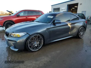2018 BMW M2 with VIN WBS1J5C57JVD36380, listed as a Copart auction lot 89196005 with 51,330 mi miles and Salvage Title. Bid and sale history available at carsss.com. Image 1.