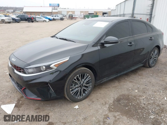 2023 Kia Forte GT-Line with VIN 3KPF54AD1PE648145, listed as a IAAI auction lot 41489736 with 16,062 mi miles. Bid and sale history available at carsss.com. Image 2.