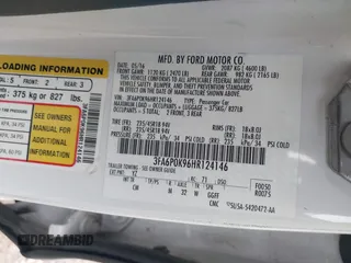 2017 Ford Fusion Titanium z VIN 3FA6P0K96HR124146, wystawiony jako IAAI lot #42428041 z przebiegiem 204 306 mil mil oraz . Historia ofert i sprzedaży dostępna na DreamBid. Obrazek 9.