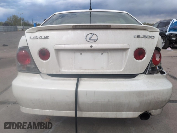 2005 Lexus IS 300 with VIN JTHBD192X50099570, listed as a Copart auction lot 55050765 with 162,558 mi miles and Salvage Title. Bid and sale history available at DreamBid. Image 6.