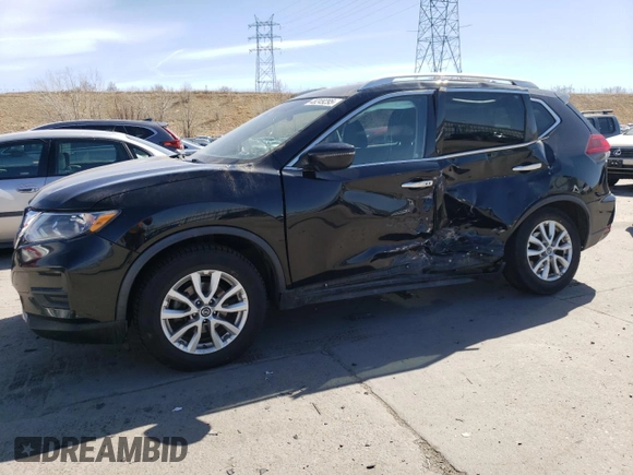 2020 Nissan Rogue S with VIN KNMAT2MV0LP510566, listed as a Copart auction lot 48249295 with 151,489 mi miles and Salvage Title. Bid and sale history available at carsss.com. Image 1.