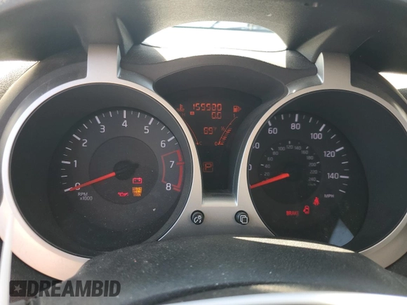 2013 Nissan Juke SV with VIN JN8AF5MR6DT207283, listed as a Copart auction lot 54255775 with 159,980 mi miles and Clean Title. Bid and sale history available at carsss.com. Image 9.
