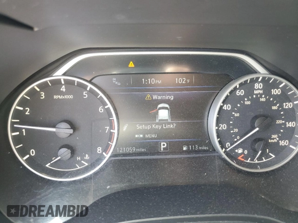 2016 Nissan Maxima SL with VIN 1N4AA6AP1GC409820, listed as a Copart auction lot 65558494 with 121,059 mi miles and Salvage title. Bid and sale history available at DreamBid. Image 9.