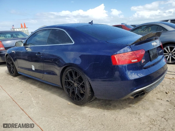 2013 Audi S5 Prestige with VIN WAU3GAFR7DA015399, listed as a Copart auction lot 77259684 with 110,818 mi miles and Non Repairable. Bid and sale history available at carsss.com. Image 2.