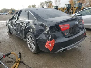 2014 Audi S6 Prestige with VIN WAUF2AFC6EN101479, listed as a Copart auction lot 77700524 with 104,652 mi miles and Salvage Title. Bid and sale history available at carsss.com. Image 2.