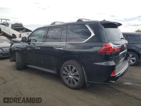 2020 Lexus LX 570 with VIN JTJDY7AX0L4315342, listed as a Copart auction lot 70881694 with 65,917 mi miles and Salvage title. Bid and sale history available at DreamBid. Image 2.