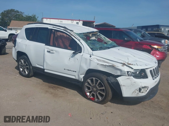 2017 Jeep Compass Sport SE with VIN 1C4NJCBA5HD135019, listed as a IAAI auction lot 42291227 with 80,116 mi miles and . Bid and sale history available at DreamBid. Image 1.