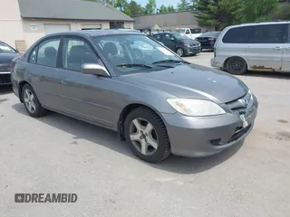 2005 Honda Civic EX z VIN 2HGES26795H559101, wystawiony jako IAAI lot #42306304 z przebiegiem 136 982 mil mil oraz . Historia ofert i sprzedaży dostępna na DreamBid. Obrazek 1.