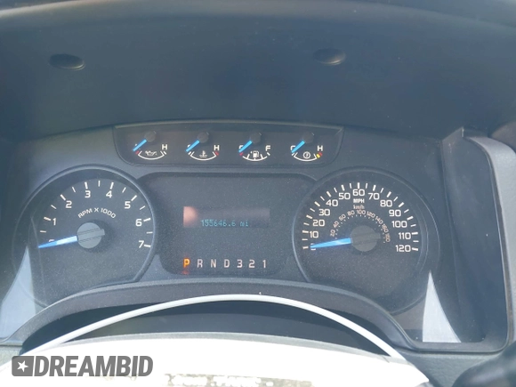 2013 Ford F-150 XL with VIN 1FTNF1CF1DKD43758, listed as a IAAI auction lot 41303698 with 155,646 mi miles. Bid and sale history available at carsss.com. Image 7.