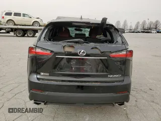 2016 Lexus NX 200t with VIN JTJYARBZ9G2027743, listed as a Copart auction lot 49633845 with 129,717 mi miles and Salvage Title. Bid and sale history available at carsss.com. Image 6.