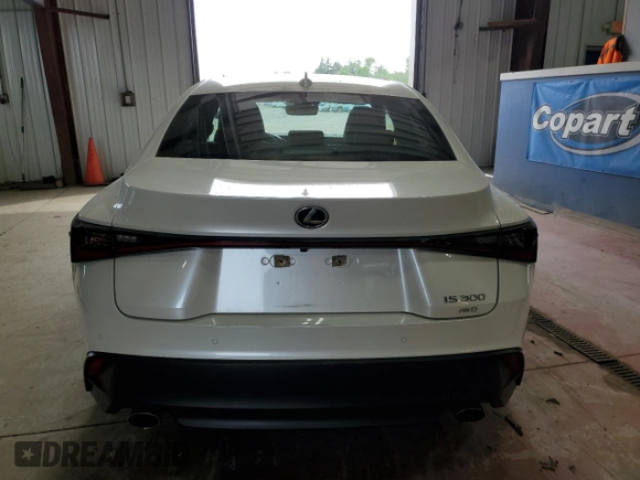 2021 Lexus IS with VIN JTHC81F23M5044893, listed as a Copart auction lot 60648004 with 9,210 mi miles and Non Repairable. Bid and sale history available at carsss.com. Image 6.