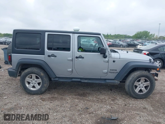 2013 Jeep Wrangler Unlimited Sport z VIN 1C4BJWDG3DL669593, wystawiony jako IAAI lot #42161265 z przebiegiem 89 747 mil mil oraz . Historia ofert i sprzedaży dostępna na DreamBid. Obrazek 14.
