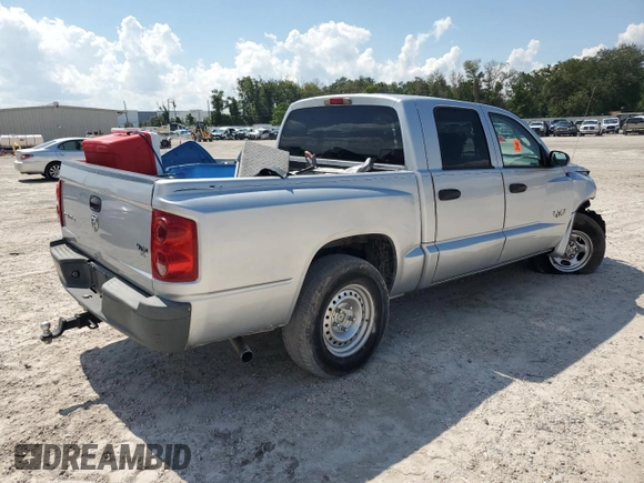 2006 Dodge Dakota ST with VIN 1D7HE28K86S664670, listed as a Copart auction lot 73632344 with 193,859 mi miles and Salvage Title. Bid and sale history available at carsss.com. Image 3.