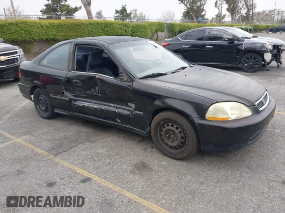 1998 Honda Civic DX with VIN 1HGEJ6220WL011528, listed as a IAAI auction lot 41858815 with 162,818 mi miles. Bid and sale history available at carsss.com. Image 1.