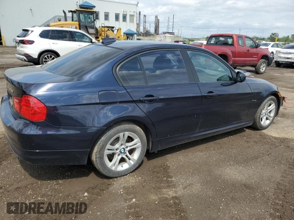 2009 BMW 3 Series 328i with VIN WBAPH73569A171010, listed as a Copart auction lot 61923715 with 209,062 mi miles and Salvage title. Bid and sale history available at DreamBid. Image 3.