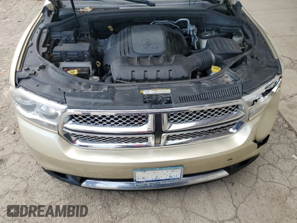 2012 Dodge Durango Citadel with VIN 1C4SDJET2CC181286, listed as a Copart auction lot 52671705 with 214,895 mi miles and Salvage title. Bid and sale history available at DreamBid. Image 12.