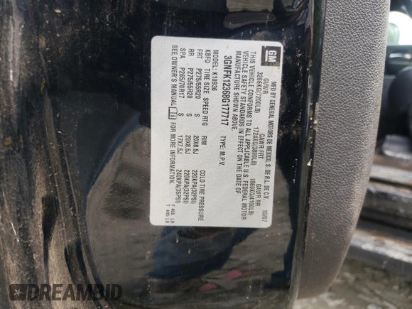 2008 Chevrolet Avalanche LTZ with VIN 3GNFK12368G177717, listed as a Copart auction lot 55958455 with 158,033 mi miles and Salvage Title. Bid and sale history available at DreamBid. Image 12.