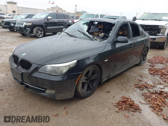 2010 BMW 5 Series 528i with VIN WBANU5C50AC129321, listed as a IAAI auction lot 41543532 with Not Provided miles and . Bid and sale history available at carsss.com. Image 2.