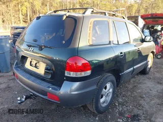 2006 Hyundai Santa Fe GLS with VIN KM8SC13D36U100031, listed as a IAAI auction lot 41240289 with 189,195 mi miles. Bid and sale history available at carsss.com. Image 4.