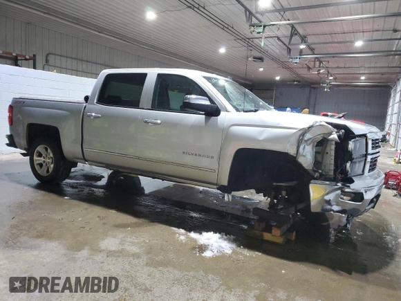 2014 Chevrolet Silverado 1500 LTZ with VIN 3GCUKSEC2EG273762, listed as a Copart auction lot 84682874 with 109,647 mi miles and Salvage Title. Bid and sale history available at DreamBid. Image 4.