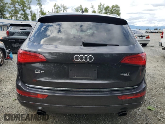 2015 Audi Q5 Premium Plus with VIN WA1LFAFP1FA008790, listed as a Copart auction lot 58053875 with 90,621 mi miles and Clean title. Bid and sale history available at DreamBid. Image 6.