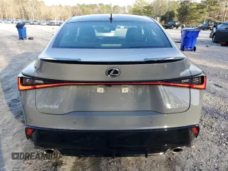 2023 Lexus IS with VIN JTHBZ1B25P5070401, listed as a Copart auction lot 45193095 with 16,017 mi miles and Salvage Title. Bid and sale history available at carsss.com. Image 6.