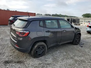 2017 Jeep Compass Sport z VIN 3C4NJCAB3HT652548, wystawiony jako Copart lot #55125455 z przebiegiem 146 302 mil mil oraz Szkoda całkowita • Salvage title. Historia ofert i sprzedaży dostępna na DreamBid. Obrazek 3.