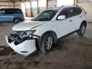 2016 Nissan Rogue SV with VIN KNMAT2MT9GP715596, listed as a Copart auction lot 50808625 with 0 mi miles and Salvage Title. Bid and sale history available at carsss.com. Image 1.