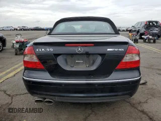 2006 Mercedes-Benz CLK 55 AMG with VIN WDBTK76G26T064728, listed as a Copart auction lot 71560014 with Not Provided miles and Salvage Title. Bid and sale history available at carsss.com. Image 6.