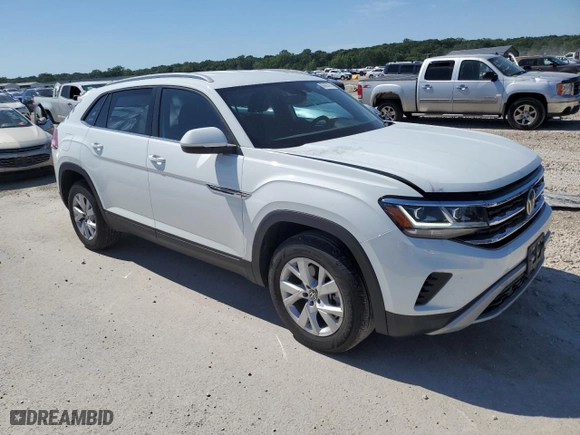 2021 Volkswagen Atlas Cross Sport 2.0T S with VIN 1V2GC2CA9MC236476, listed as a Copart auction lot 60403814 with 53,312 mi miles and Salvage Title. Bid and sale history available at carsss.com. Image 4.