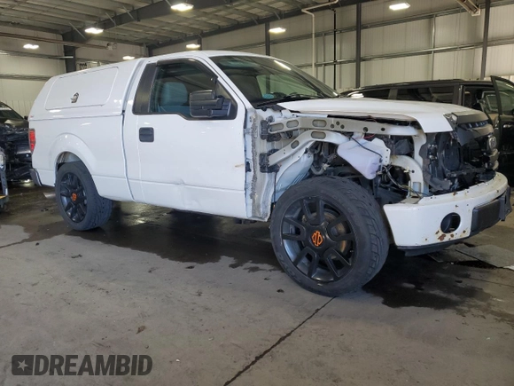 2012 Ford F-150 XL with VIN 1FTMF1CF6CFA60355, listed as a Copart auction lot 49317645 with 248,008 mi miles and Salvage Title. Bid and sale history available at carsss.com. Image 4.