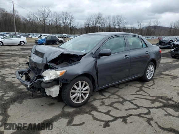2009 Toyota Corolla with VIN JTDBL40E599071285, listed as a Copart auction lot 52786115 with 193,191 mi miles and Salvage Title. Bid and sale history available at carsss.com. Image 1.